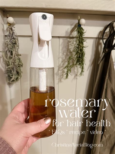 How to Make Rosemary Water Spray for Hair: A Natural Elixir for Healthy Locks and Beyond